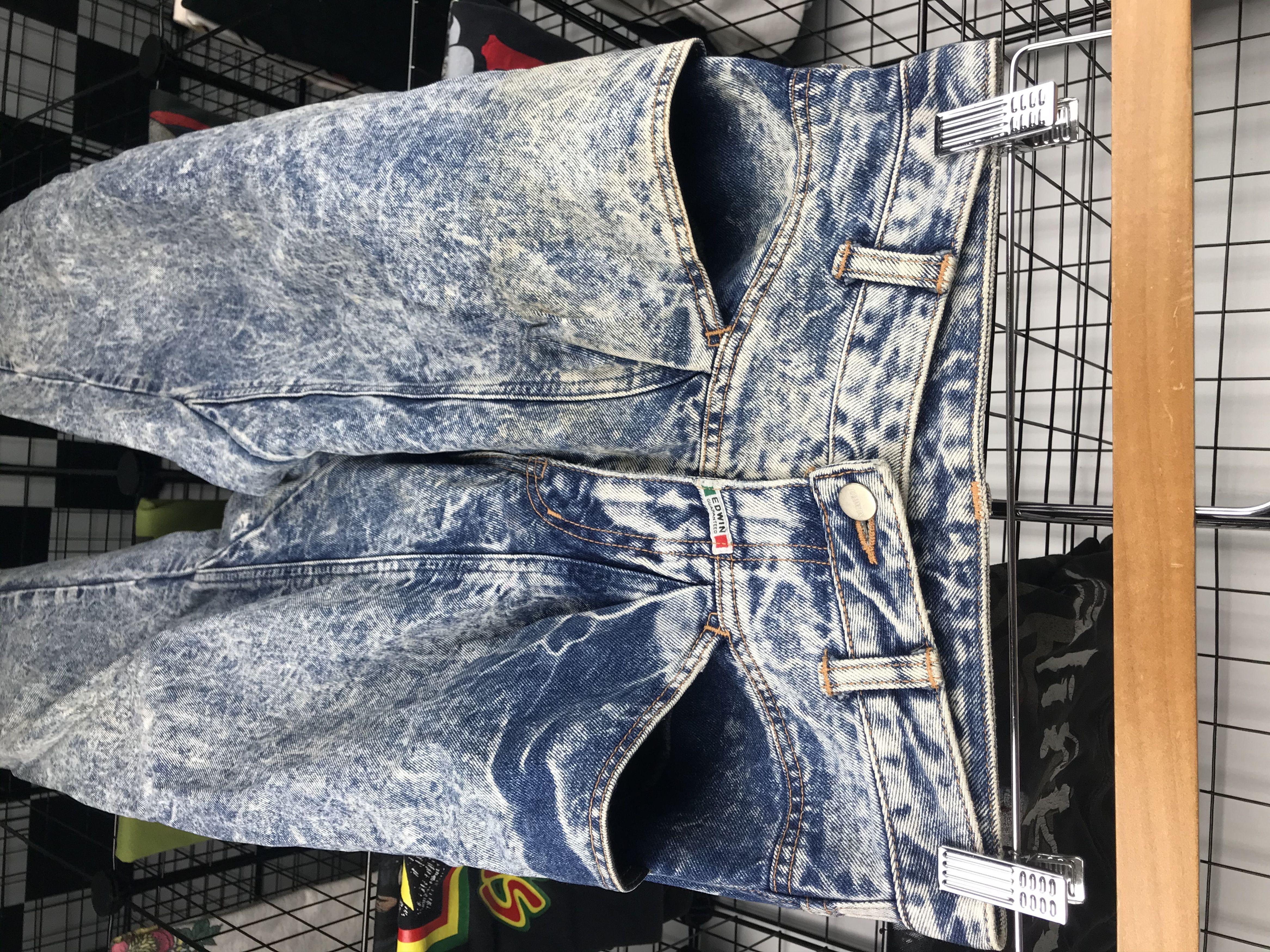 Japanese Brand × Vintage RARE' Edwin denim jeans asid wash blue Size US 26 / EU 42 - 3 Thumbnail