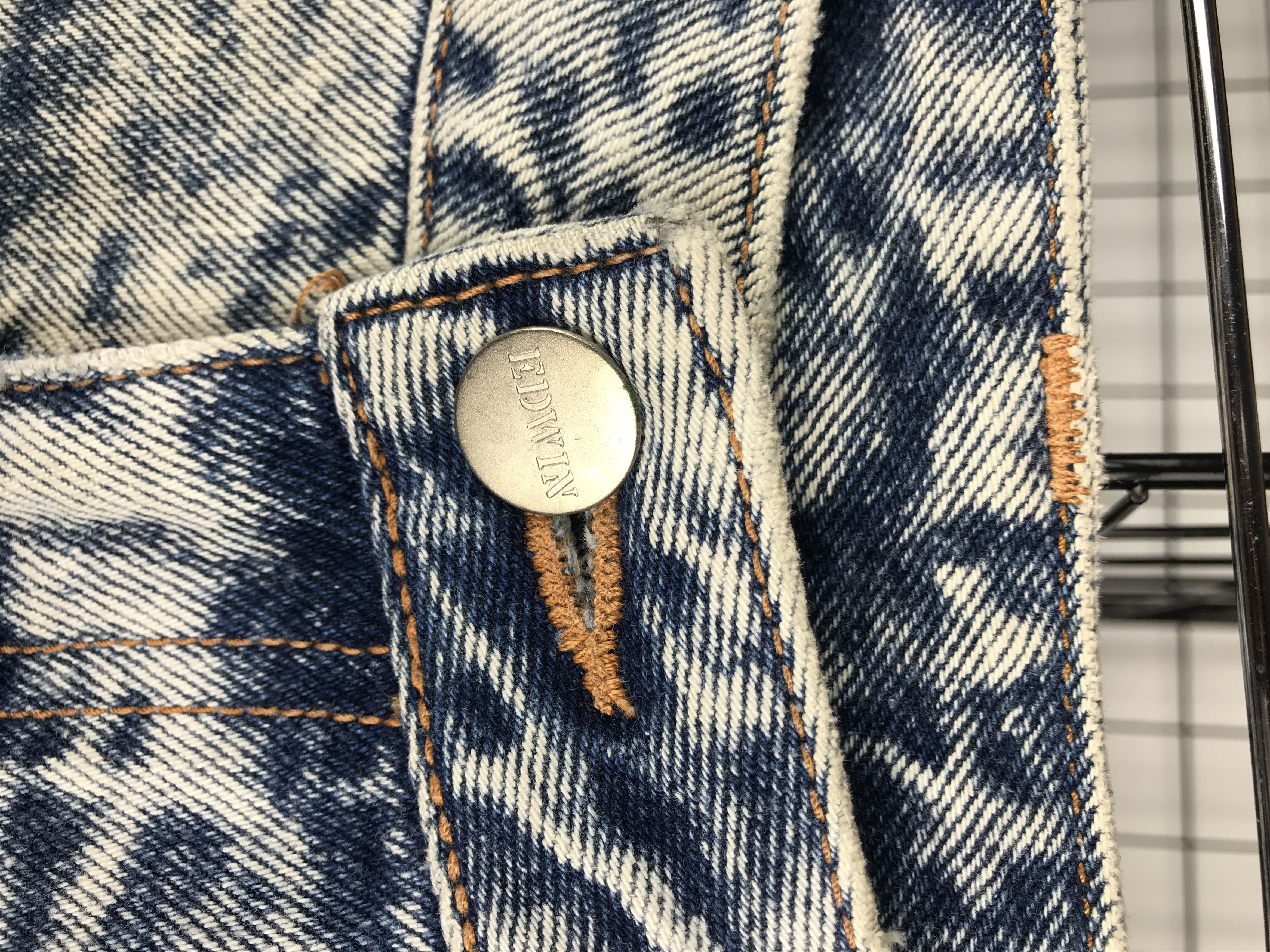Japanese Brand × Vintage RARE' Edwin denim jeans asid wash blue Size US 26 / EU 42 - 4 Thumbnail