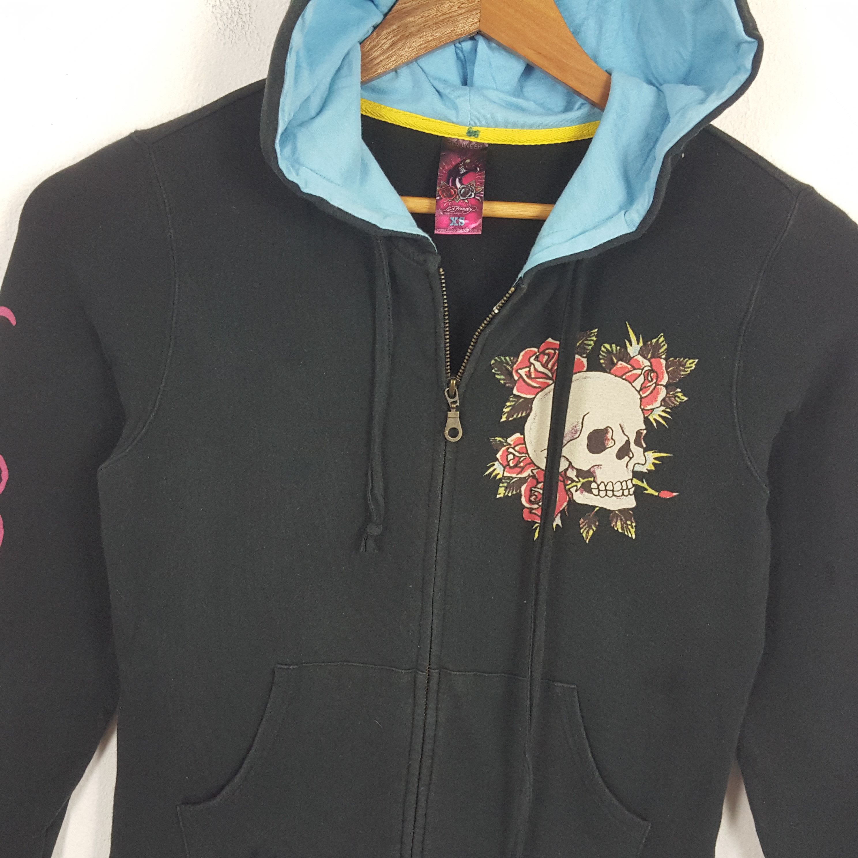Christian Audigier × Ed Hardy × Vintage Vintage ED HARDY by Christian Audigier Designer Hoodies Size US XS / EU 42 / 0 - 4 Thumbnail