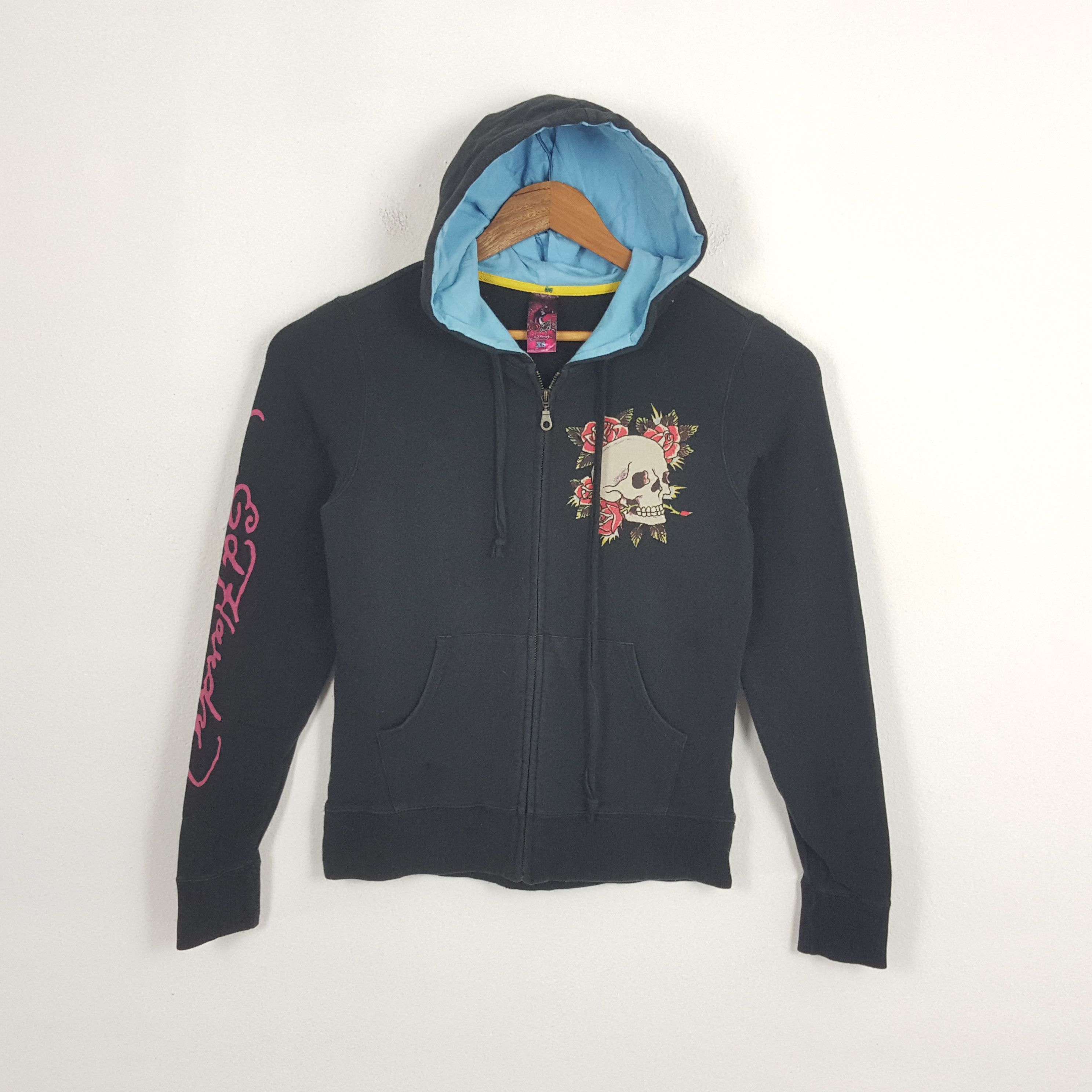 Christian Audigier × Ed Hardy × Vintage Vintage ED HARDY by Christian Audigier Designer Hoodies Size US XS / EU 42 / 0 - 3 Thumbnail