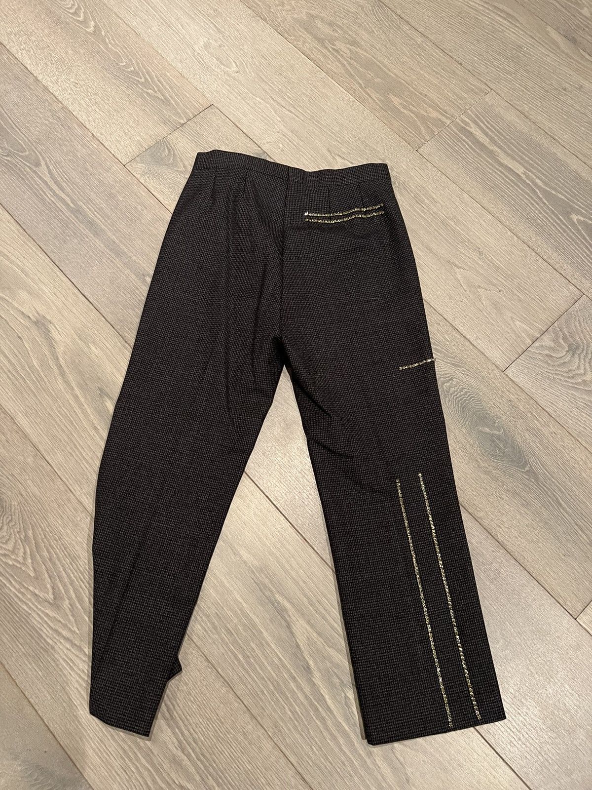 Raf Simons Extremely Rare SS19 Crystal Embellished Wool Trousers Size US 30 / EU 46 - 5 Thumbnail