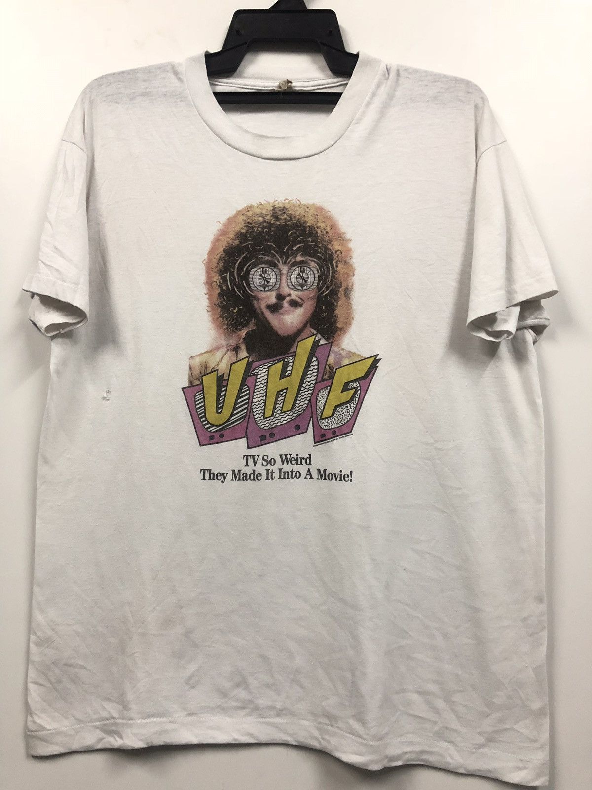Vintage Vintage 1989 weird al yankovie UHF t shirt cult comedy Size US XL / EU 56 / 4 - 1 Thumbnail