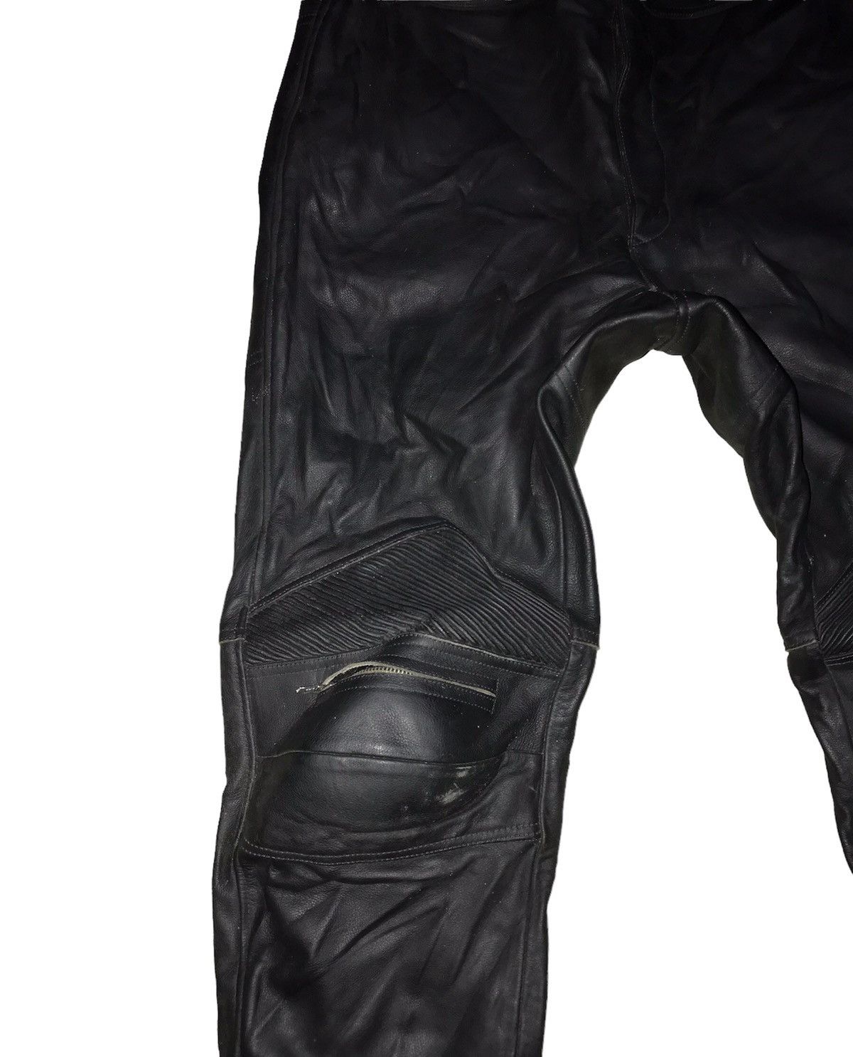 Genuine Leather Japanese Komine Motorcycle Riding Gear Leather Pants Size US 38 / EU 54 - 8 Thumbnail