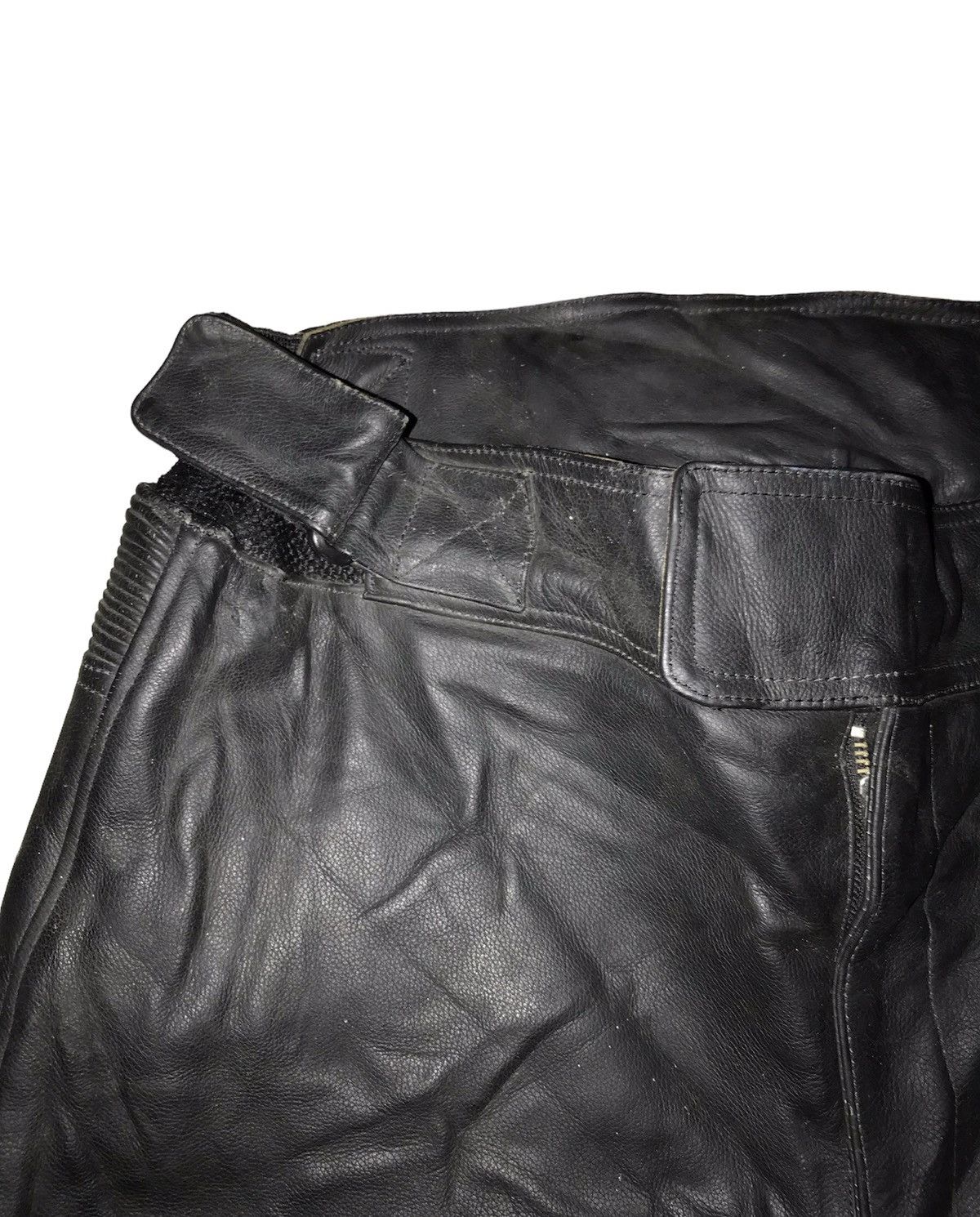 Genuine Leather Japanese Komine Motorcycle Riding Gear Leather Pants Size US 38 / EU 54 - 6 Thumbnail