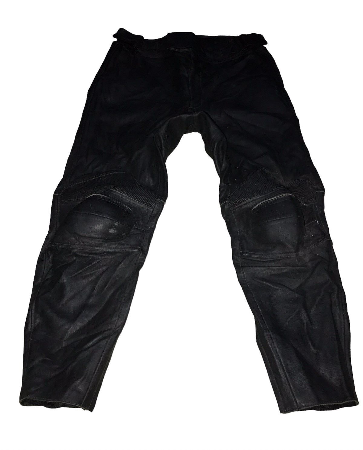 Genuine Leather Japanese Komine Motorcycle Riding Gear Leather Pants Size US 38 / EU 54 - 2 Thumbnail