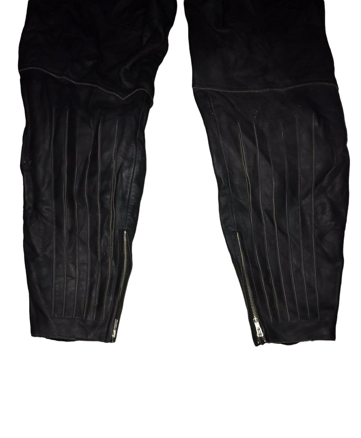 Genuine Leather Japanese Komine Motorcycle Riding Gear Leather Pants Size US 38 / EU 54 - 10 Thumbnail