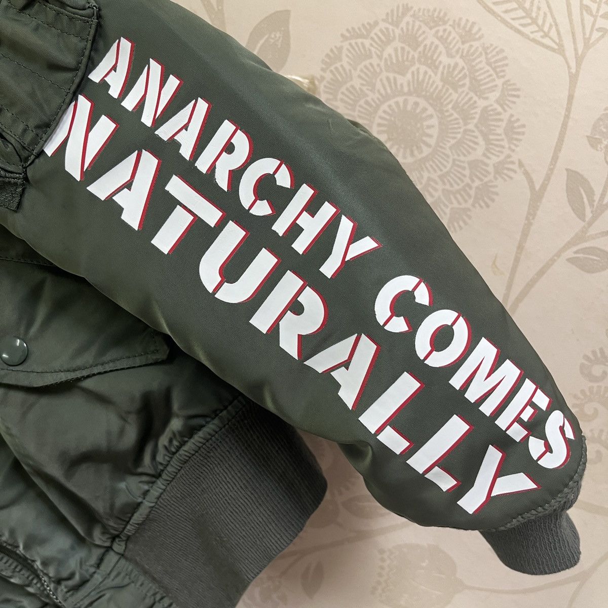 Alpha Industries × Vintage Grails Alpha Industries AFFA Printed Anarchy Forever Bomber Size US M / EU 48-50 / 2 - 20 Thumbnail