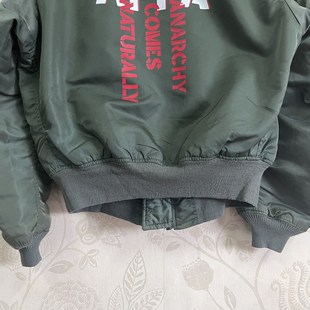 Alpha Industries × Vintage Grails Alpha Industries AFFA Printed Anarchy Forever Bomber Size US M / EU 48-50 / 2 - 16 Thumbnail