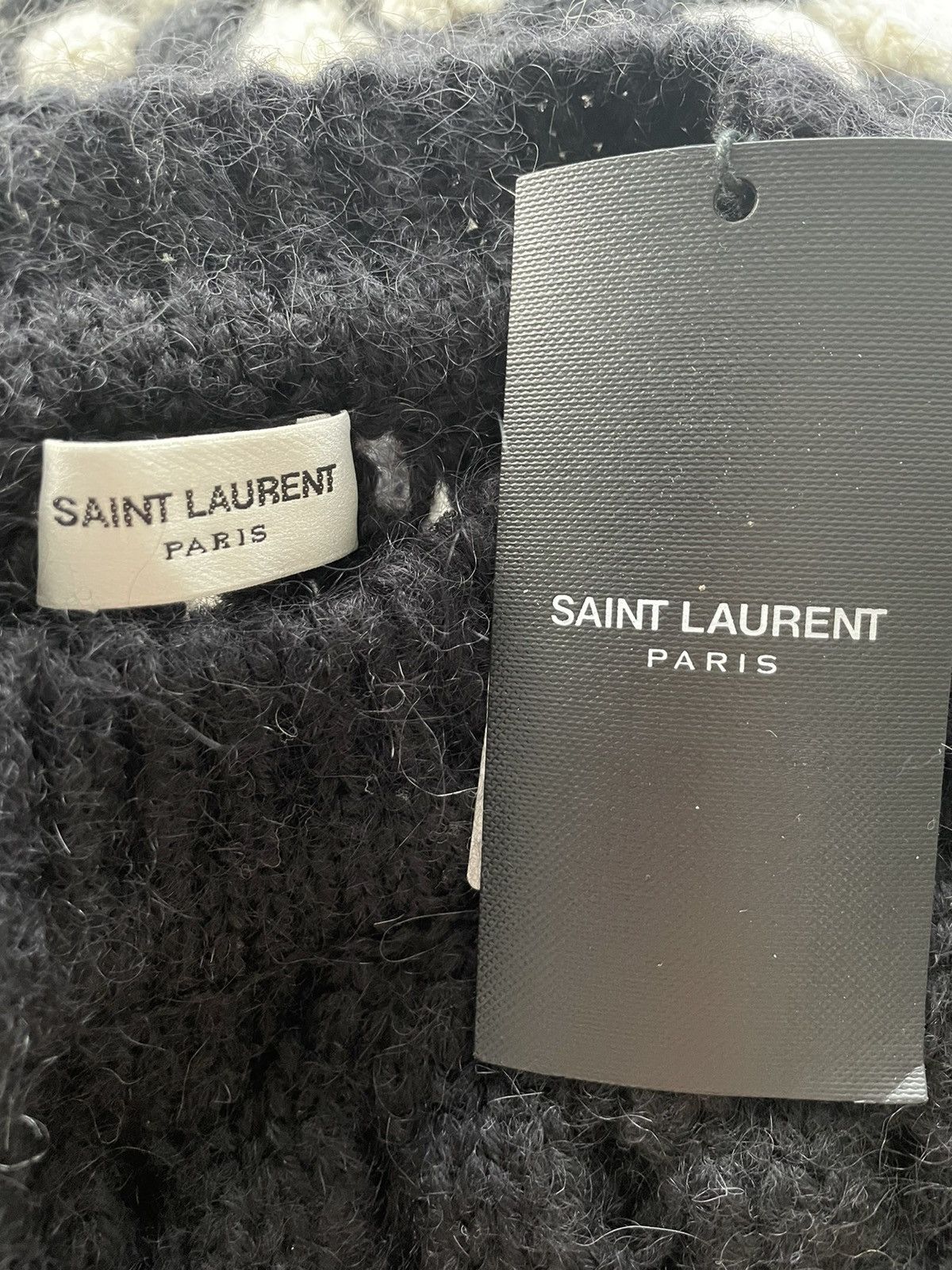 Hedi Slimane × Saint Laurent Paris × Yves Saint Laurent $1,500 NEW Super Runway Limited Edition Alpaca Wool Sweater Size US L / EU 52-54 / 3 - 6 Thumbnail
