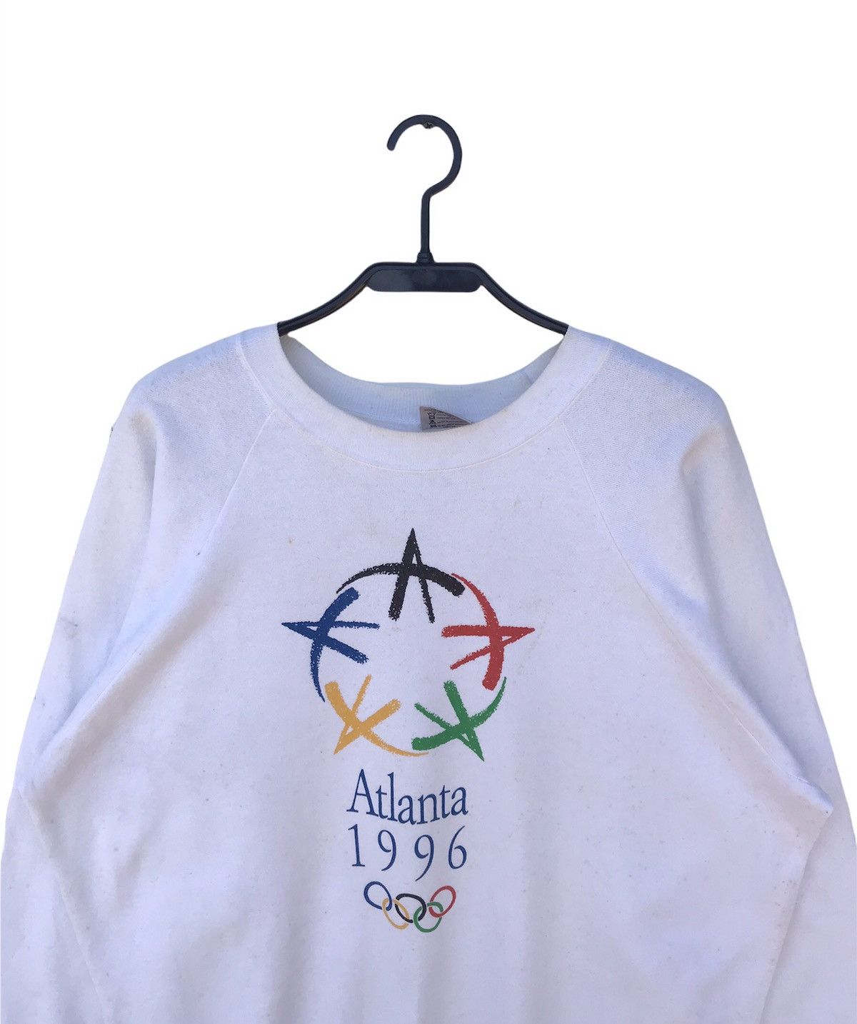 USA Olympics × Vintage Vintage 90s Oneita Olympics Atlanta Sweatshirt Size US L / EU 52-54 / 3 - 4 Thumbnail