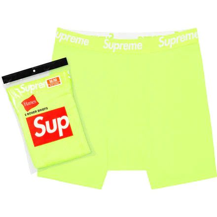 Hanes × Supreme Boxer Briefs (2 Pack)(Medium) Size ONE SIZE - 1 Thumbnail