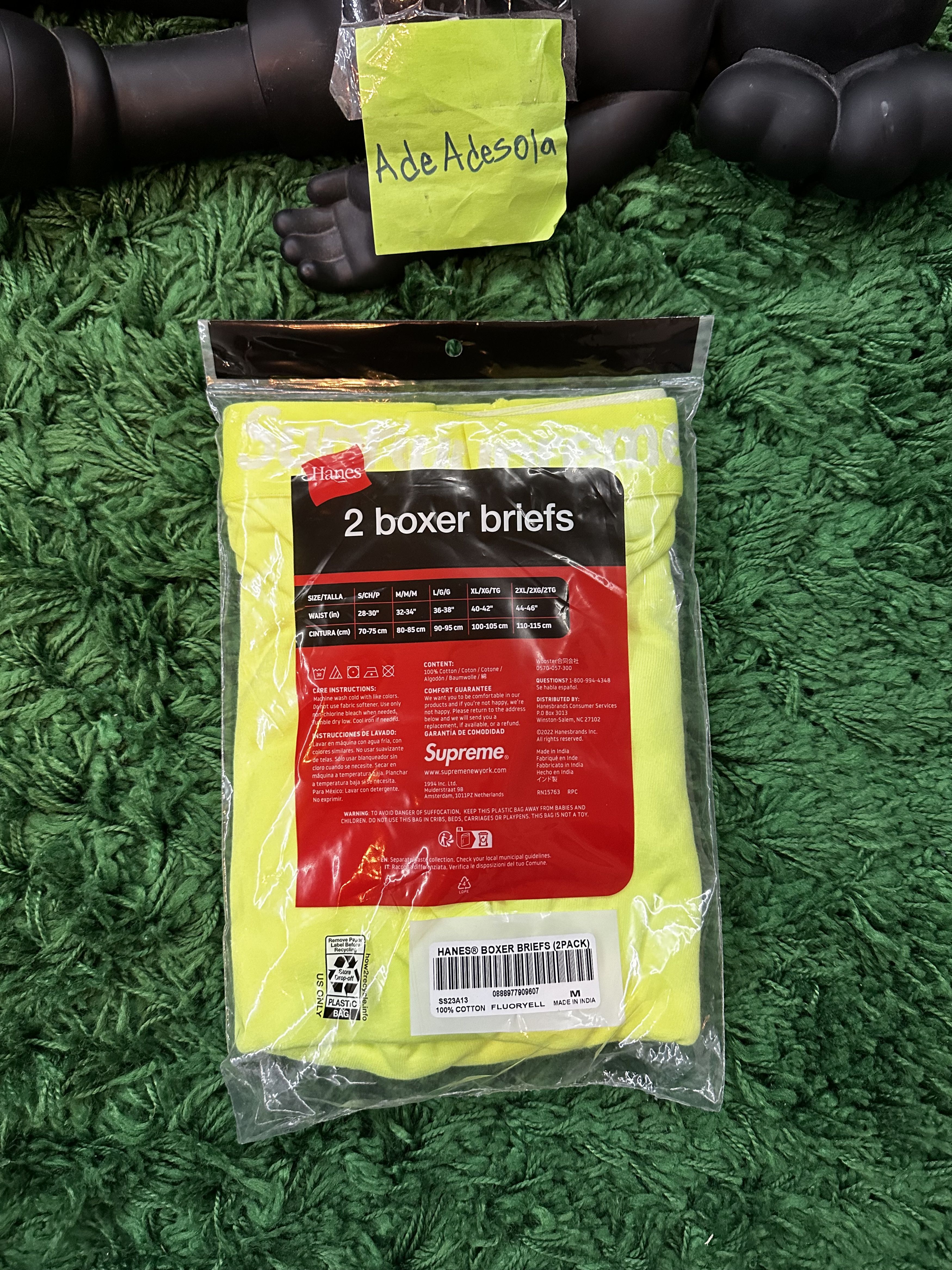 Hanes × Supreme Boxer Briefs (2 Pack)(Medium) Size ONE SIZE - 3 Thumbnail
