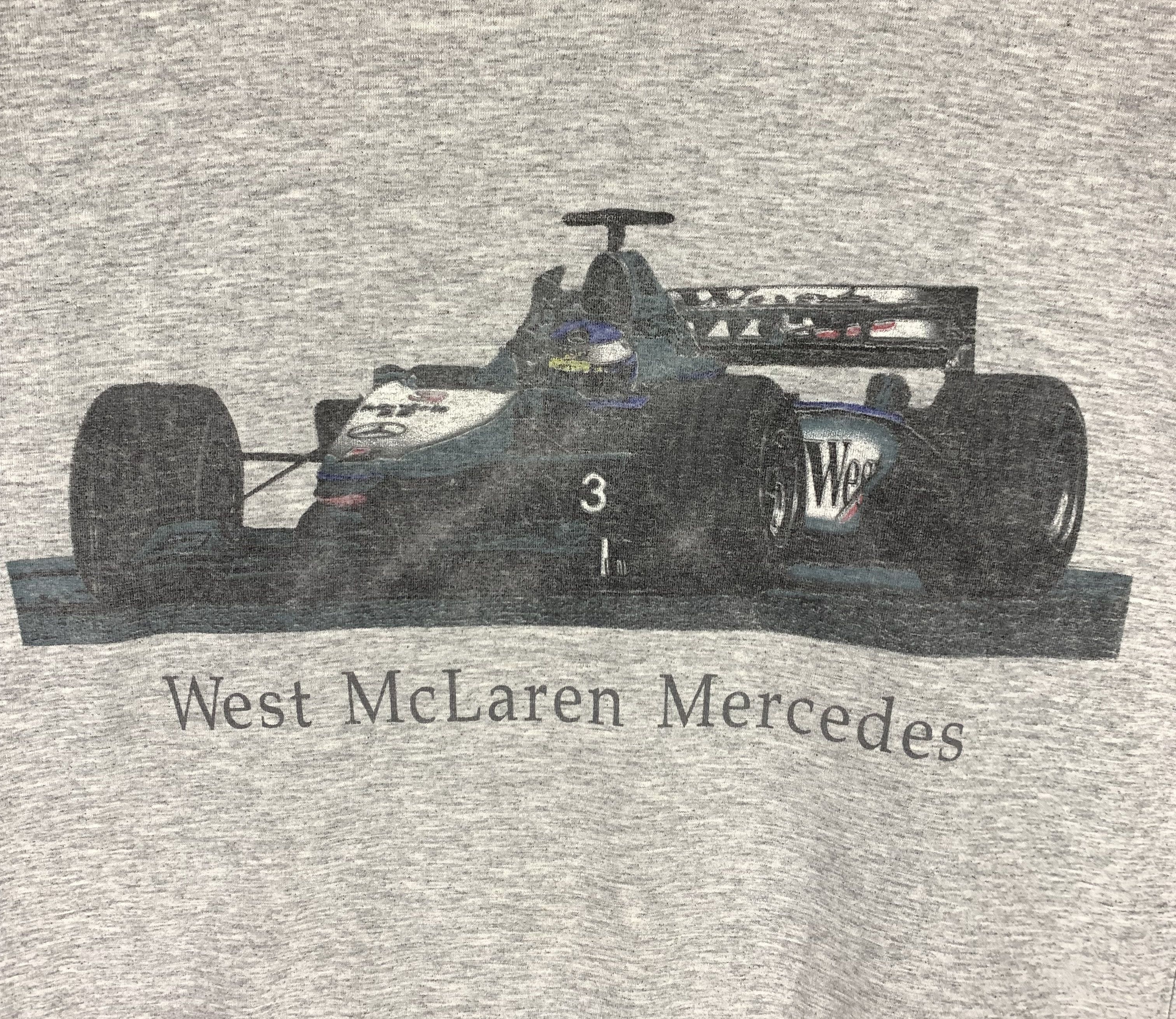 Formula 1 × Vintage West Mclaren Mercedes Mika Hakkinen Formula 1 vtg tshirt Size US M / EU 48-50 / 2 - 3 Thumbnail