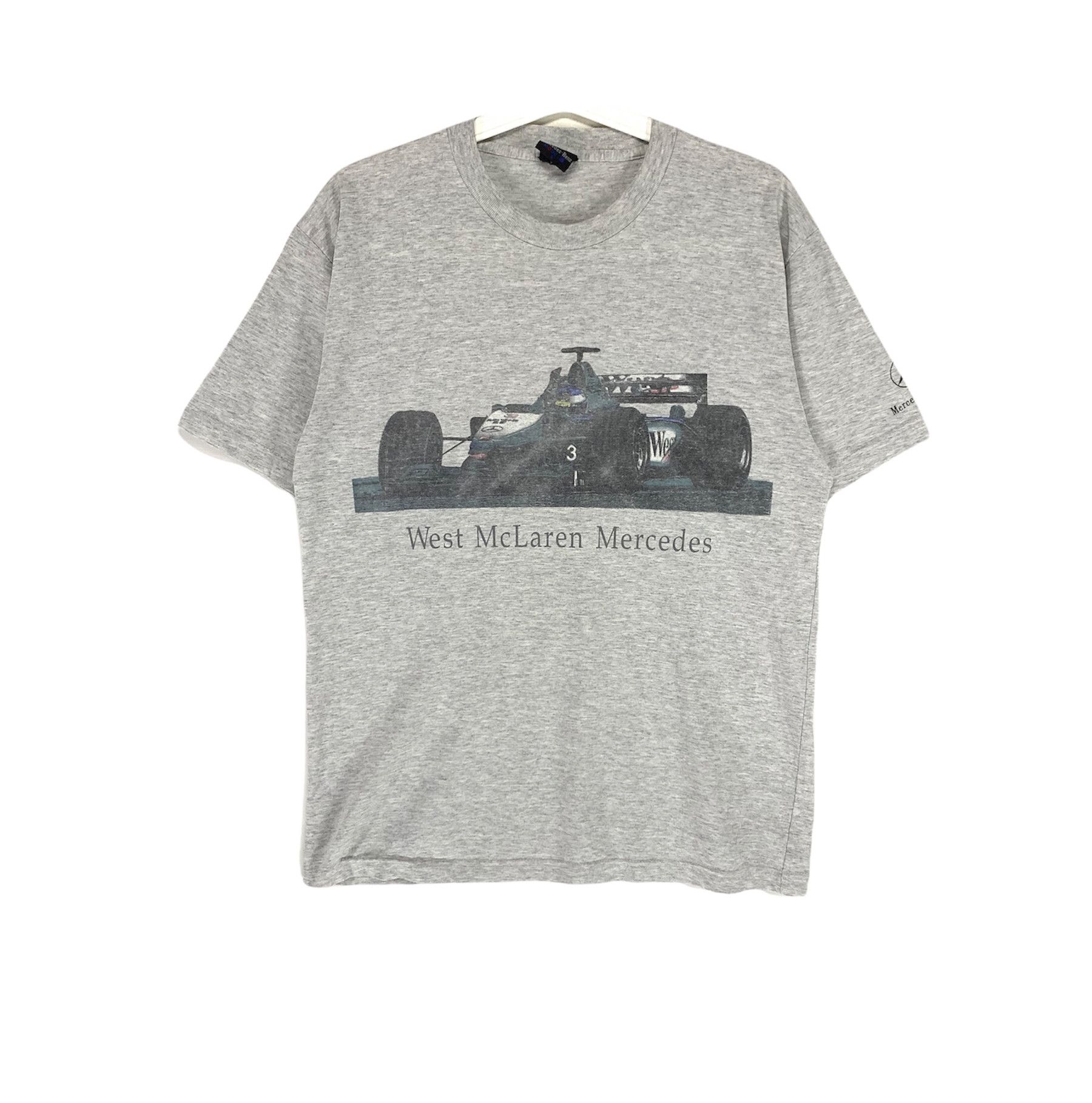 West Mclaren Mercedes Mika Hakkinen Formula 1 vtg tshirt