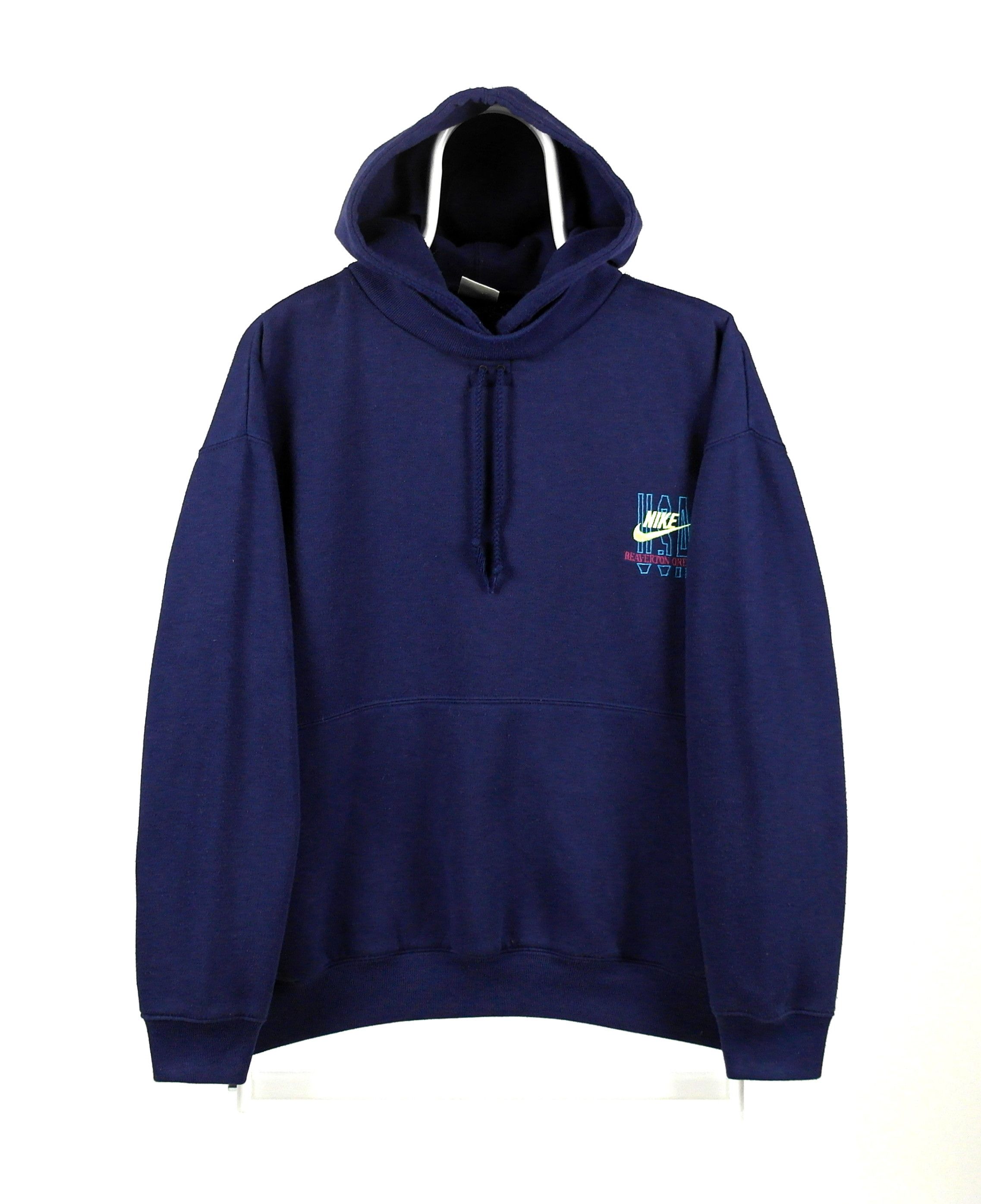Nike Vintage Nike Beaverton Oregon Hoodie Men's L Dark Blue Size US L / EU 52-54 / 3 - 1 Thumbnail