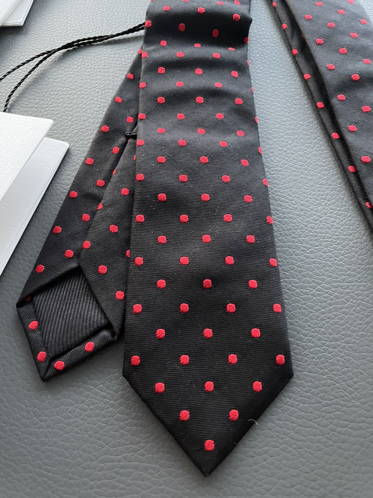 Celine × Hedi Slimane Rare Limited Edition Celine by Hedi Slimane Runway Silk Tie Size ONE SIZE - 15 Thumbnail