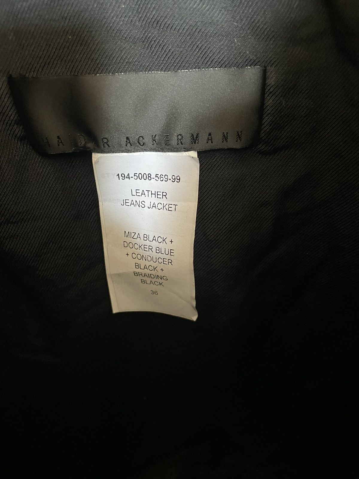Haider Ackermann FW19 Blue Cord & Leather Jacket Size US S / EU 44-46 / 1 - 4 Thumbnail