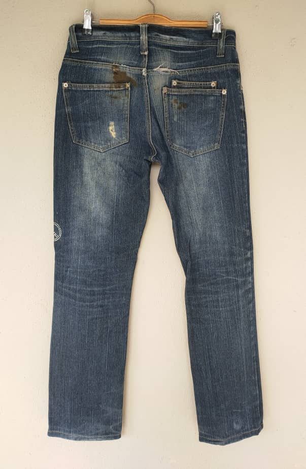 Japanese Brand Unbrand Japanese Patch Denim Size US 29 - 2 Thumbnail