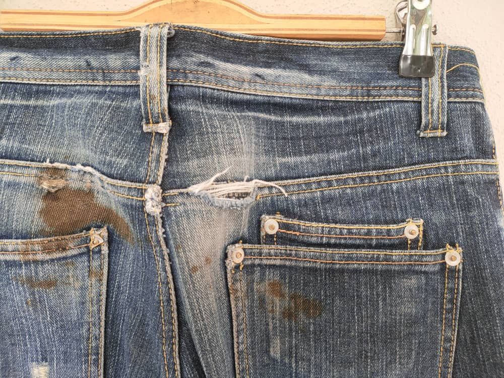 Japanese Brand Unbrand Japanese Patch Denim Size US 29 - 5 Thumbnail