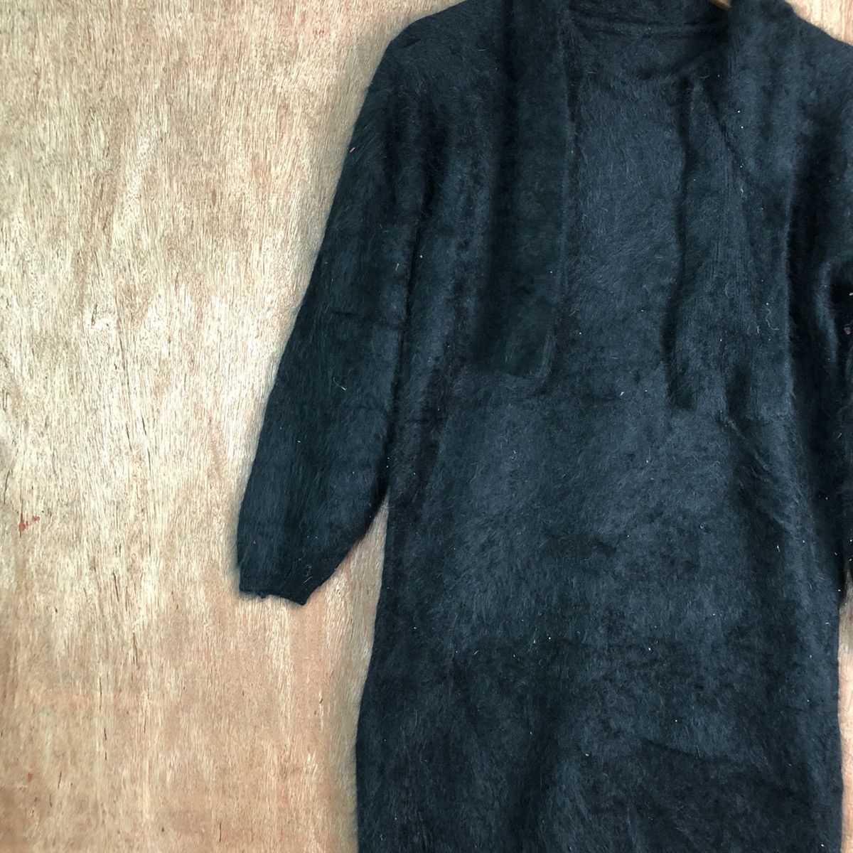Aran Isles Knitwear Japanese Brand Long Shag Shaggy Fur Mohair Knitwear #6558 Size US M / EU 48-50 / 2 - 4 Thumbnail