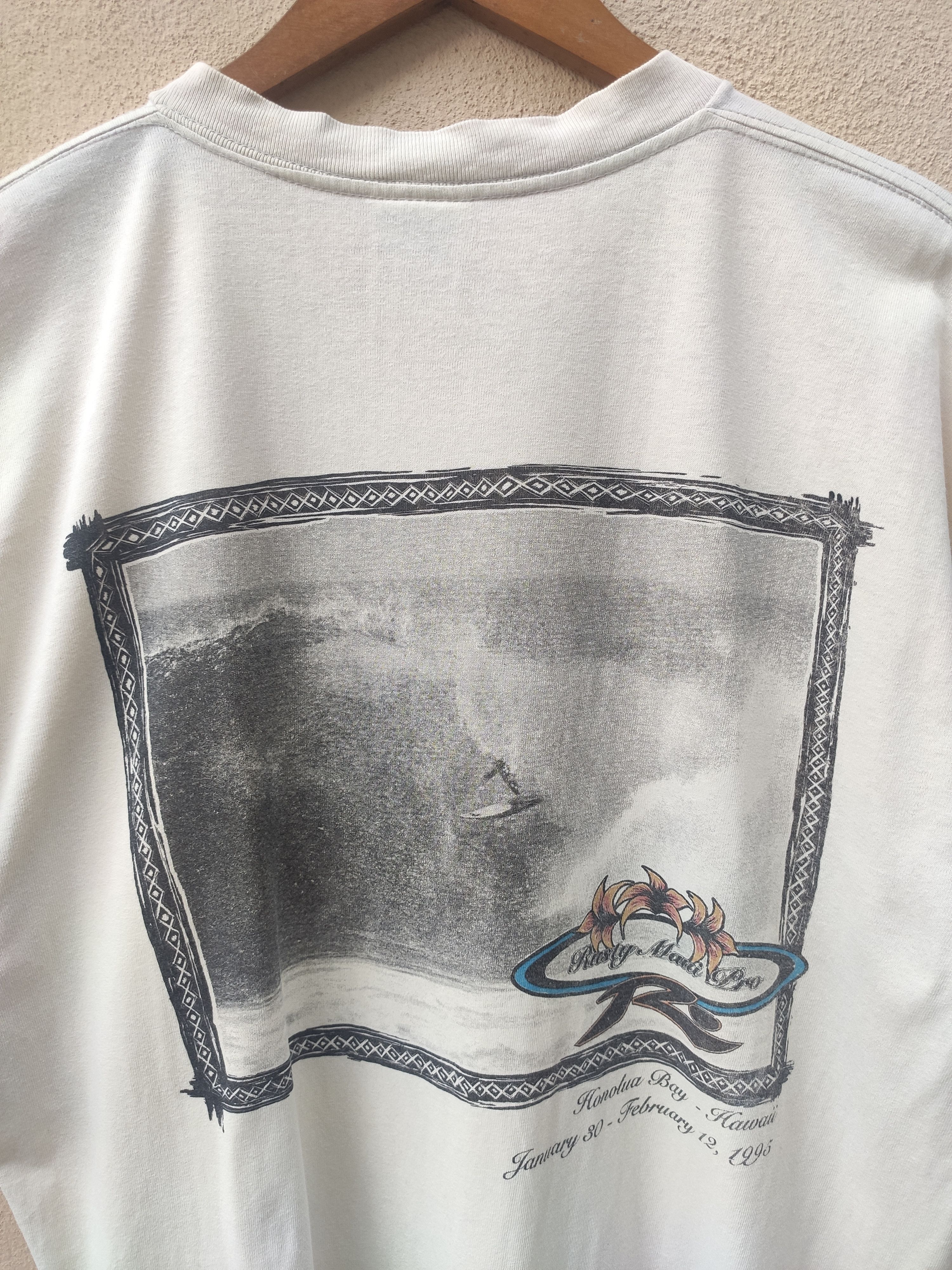 Rusty Vintage 90s Vintage Rusty t shirt surfing brand Size US L / EU 52-54 / 3 - 1 Thumbnail