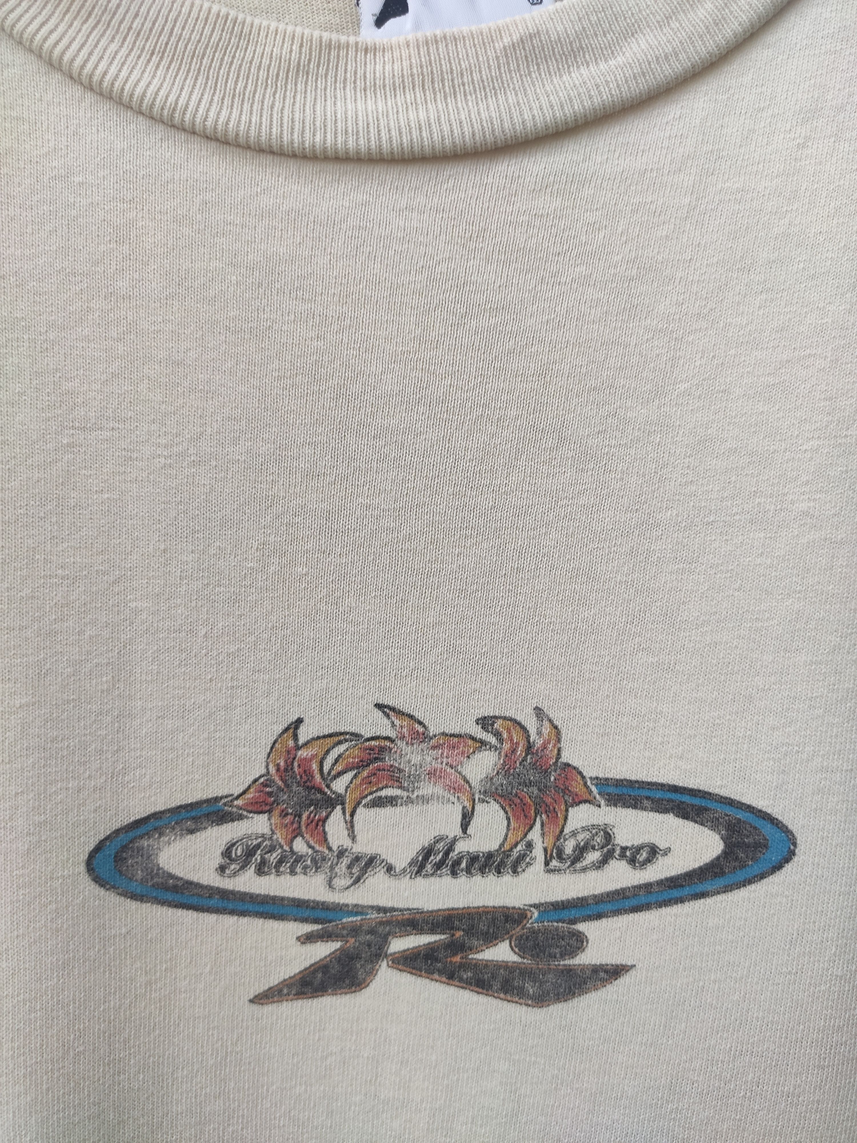 Rusty Vintage 90s Vintage Rusty t shirt surfing brand Size US L / EU 52-54 / 3 - 3 Thumbnail