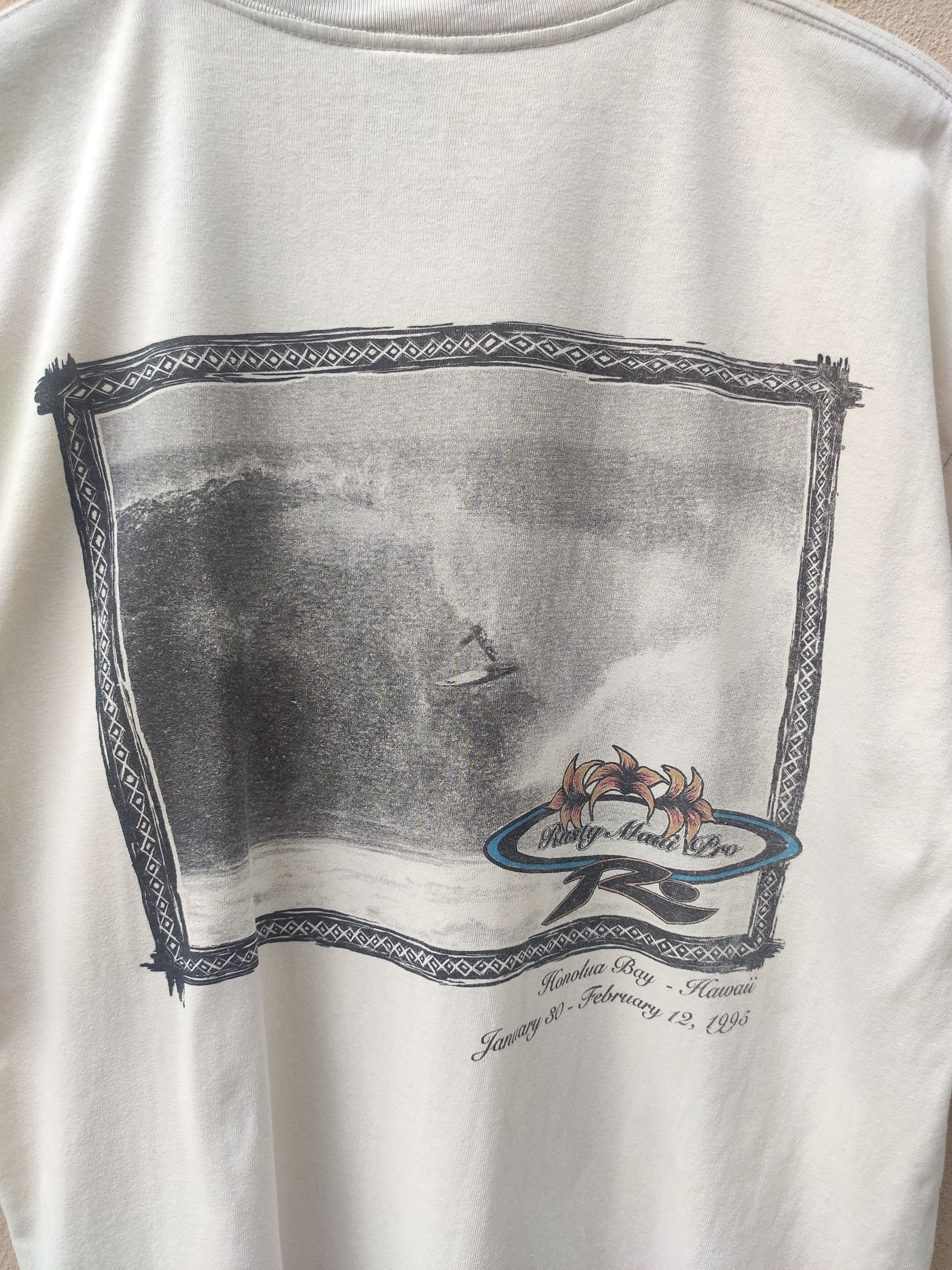 Rusty Vintage 90s Vintage Rusty t shirt surfing brand Size US L / EU 52-54 / 3 - 7 Thumbnail