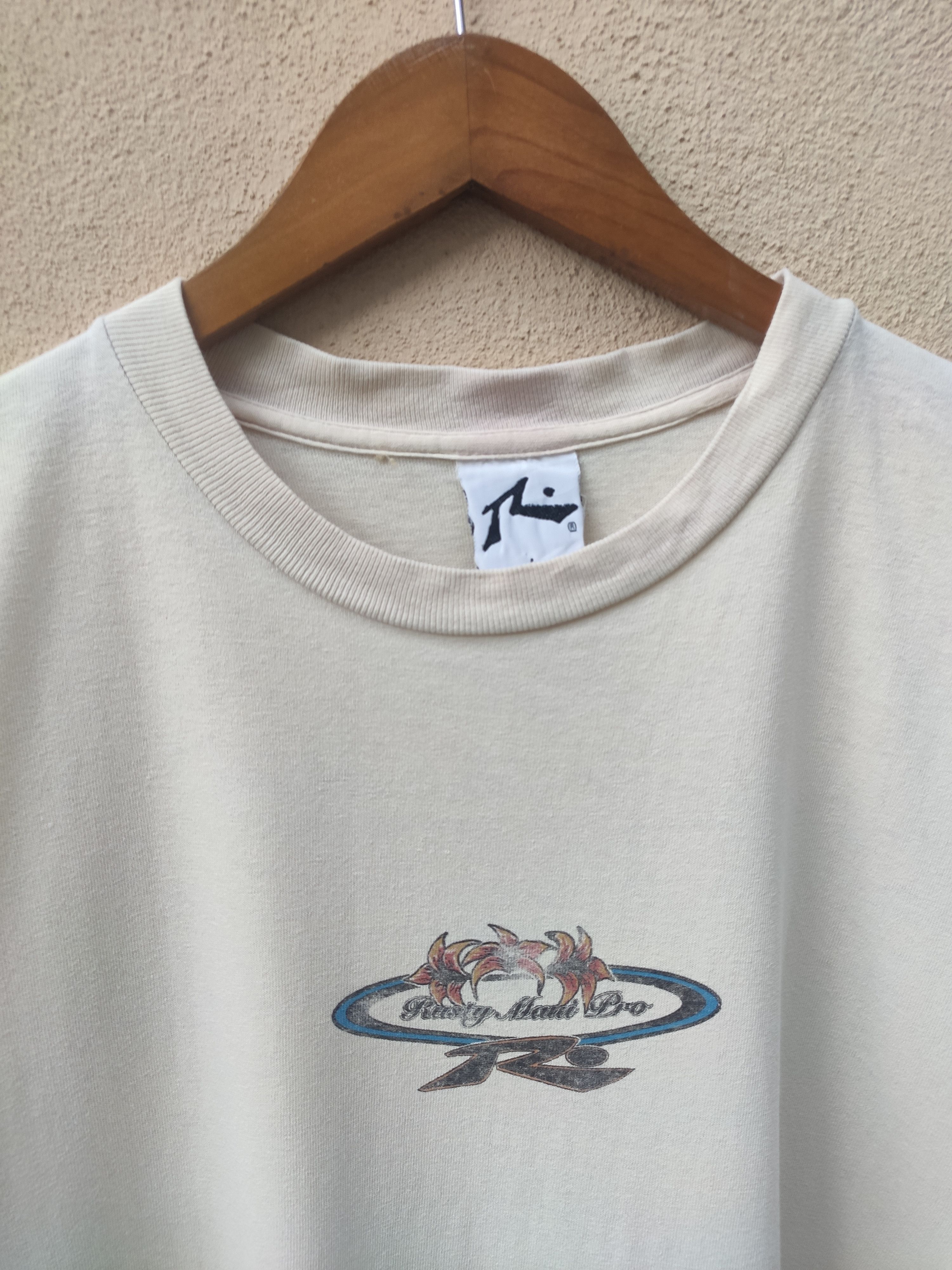 Rusty Vintage 90s Vintage Rusty t shirt surfing brand Size US L / EU 52-54 / 3 - 4 Thumbnail