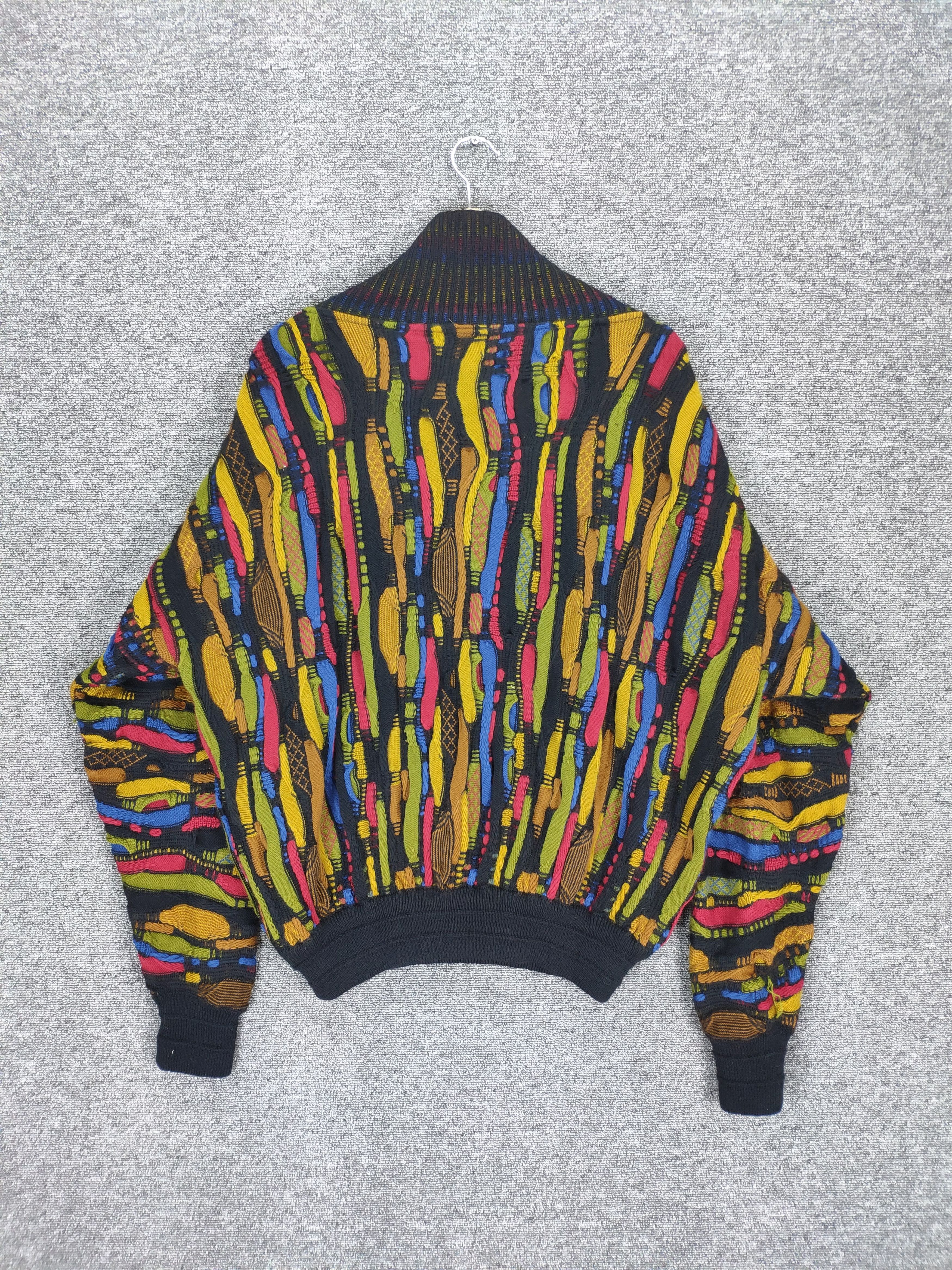 Coogi Vintage Coogi Style Wool Knit Cardigan Baggy Size US M / EU 48-50 / 2 - 16 Thumbnail