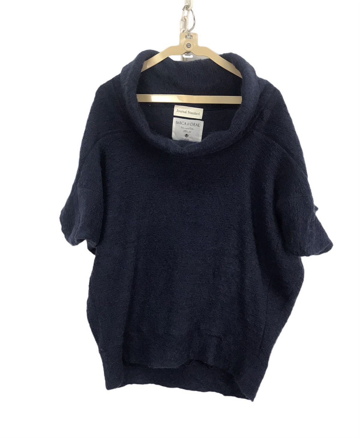 J.S. Homestead × Japanese Brand × Journal Standard Journal standard mica&deal mohair turtleneck blouse Size L / US 10 / IT 46 - 2 Thumbnail