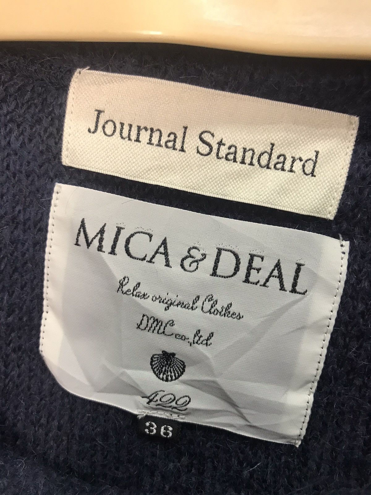 J.S. Homestead × Japanese Brand × Journal Standard Journal standard mica&deal mohair turtleneck blouse Size L / US 10 / IT 46 - 4 Thumbnail