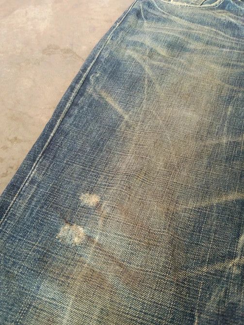 Levi's Vintage Levi's Jeans 502 Rusty Wash Distressed Denim 31x30 Size US 31 - 5 Thumbnail