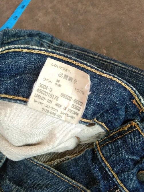 Levi's Vintage Levi's Jeans 502 Rusty Wash Distressed Denim 31x30 Size US 31 - 9 Thumbnail