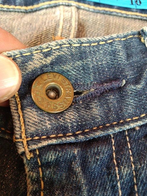 Levi's Vintage Levi's Jeans 502 Rusty Wash Distressed Denim 31x30 Size US 31 - 6 Thumbnail