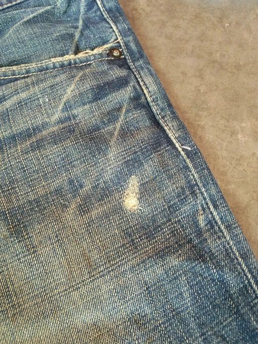 Levi's Vintage Levi's Jeans 502 Rusty Wash Distressed Denim 31x30 Size US 31 - 4 Thumbnail