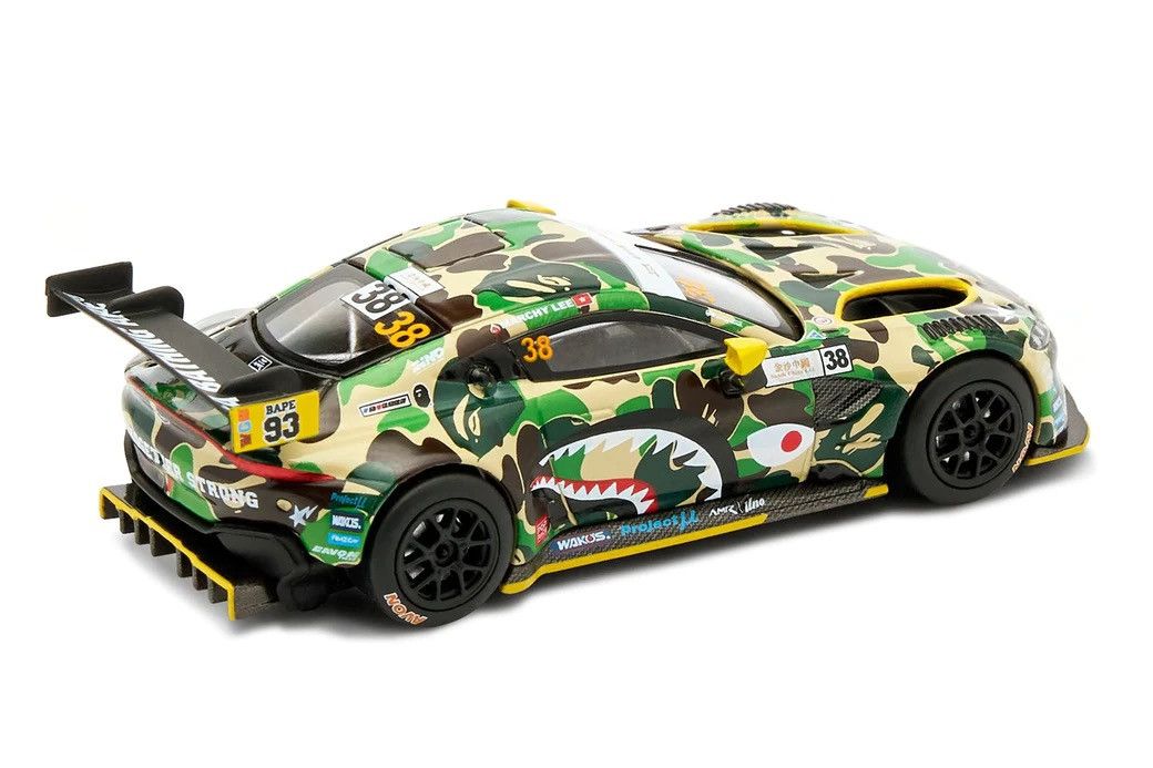 Bape Bape Aston Martin GT3 1/64 Model Car Size ONE SIZE - 3 Thumbnail