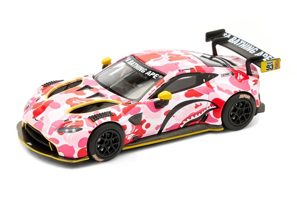 Bape Bape Aston Martin GT3 1/64 Model Car Size ONE SIZE - 2 Thumbnail