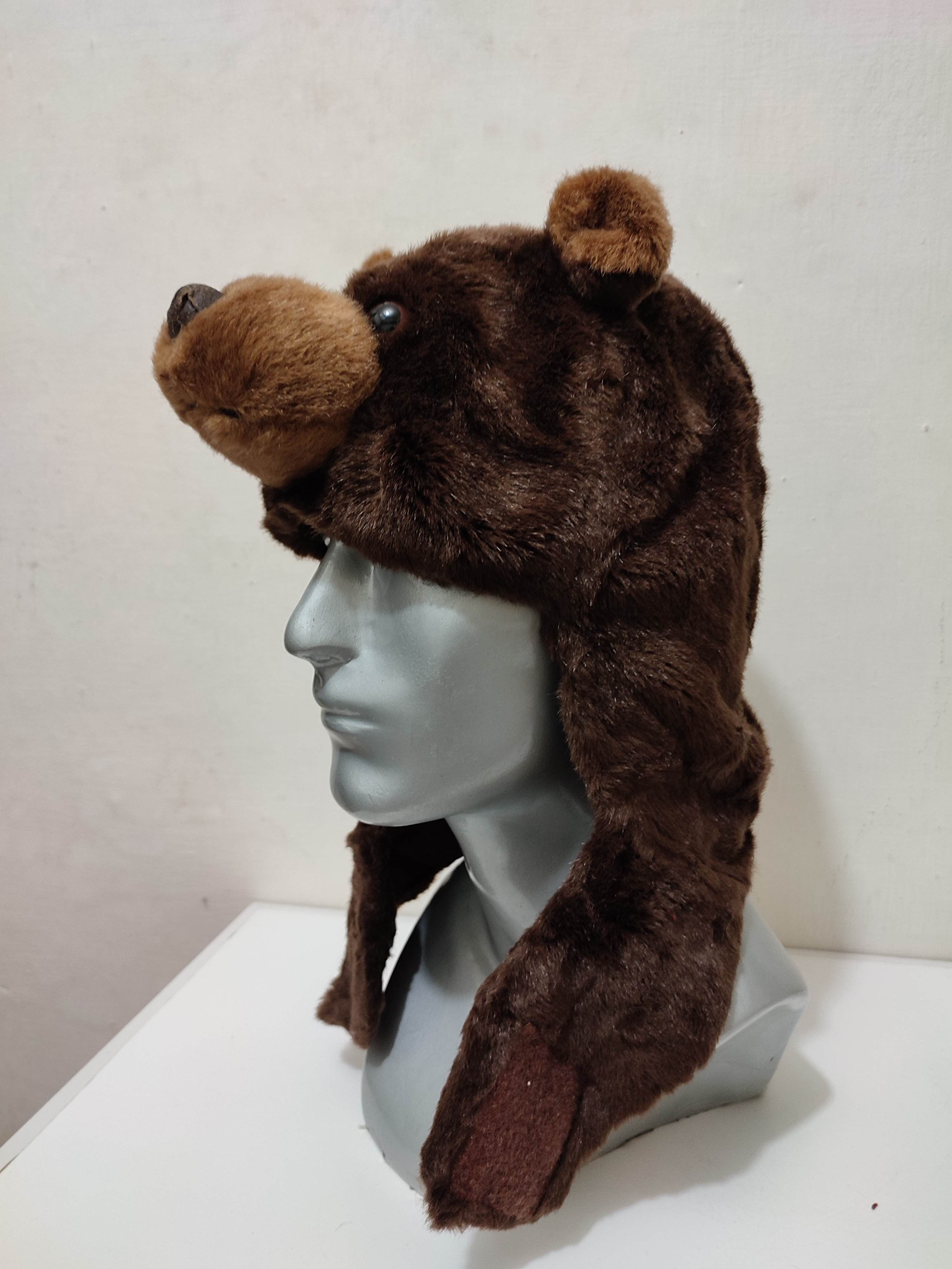 image of Avant Garde Nice Design Animal Characters Design Hats in Brown, Men's