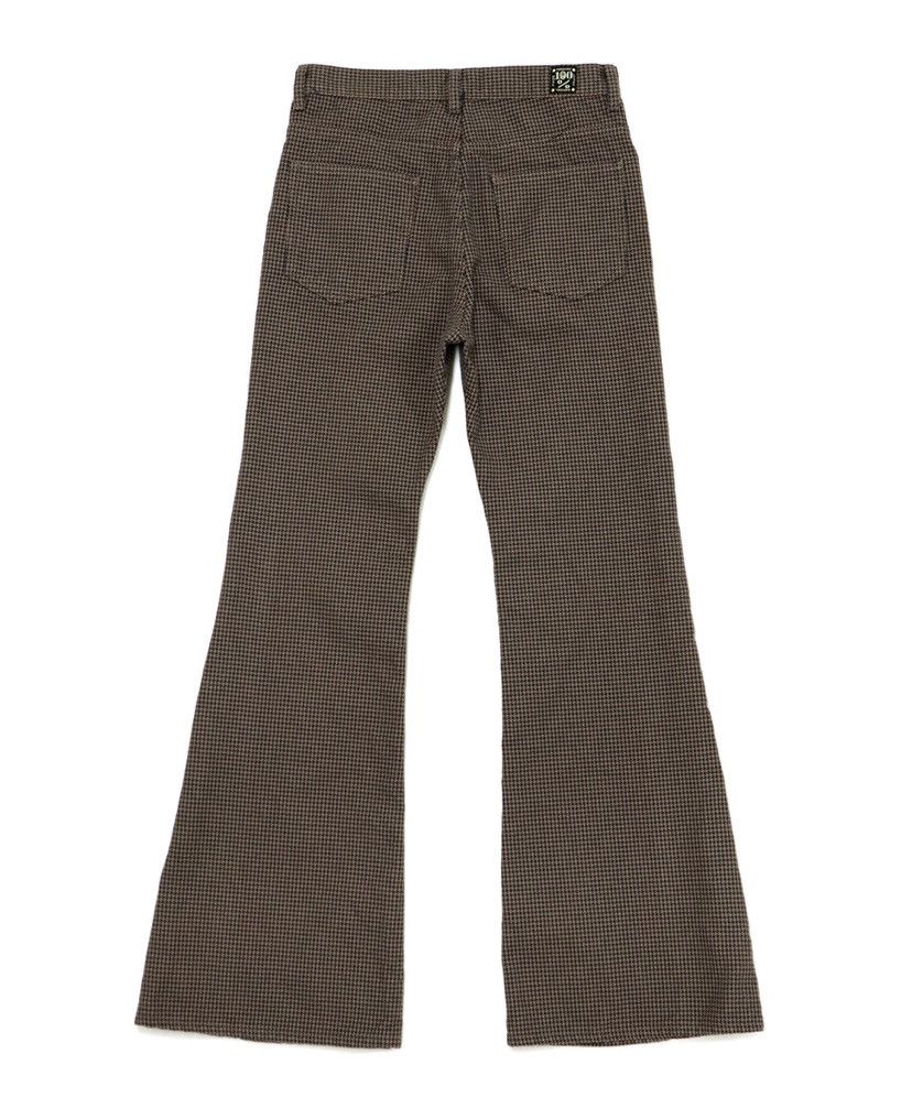 Kapital Kapital cotton houndstooth check Flare Pants 28inch Size US 28 / EU 44 - 2 Thumbnail