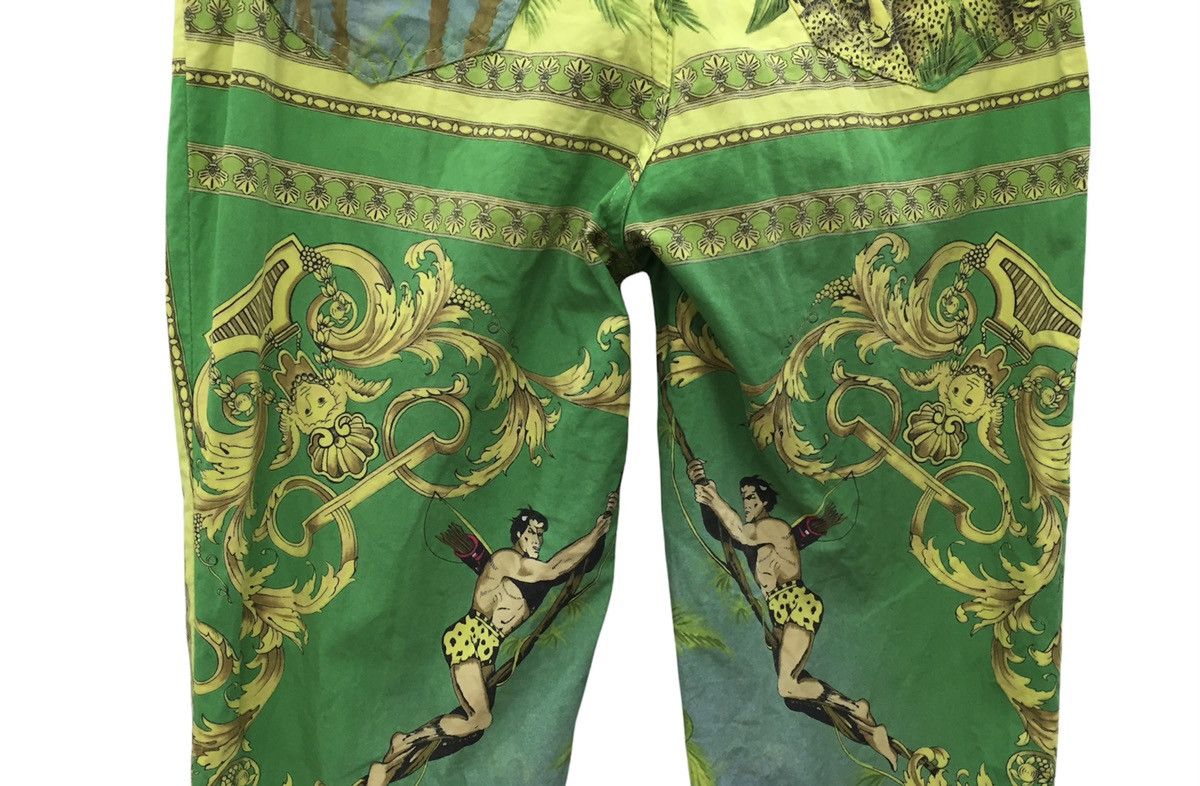 Versace × Versace Jeans Couture 90s Versace Tarzan and jane pants Size US 29 - 5 Thumbnail