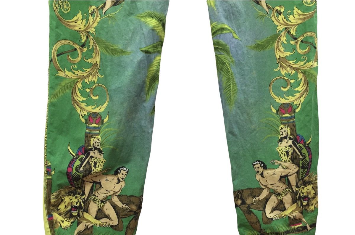 Versace × Versace Jeans Couture 90s Versace Tarzan and jane pants Size US 29 - 6 Thumbnail