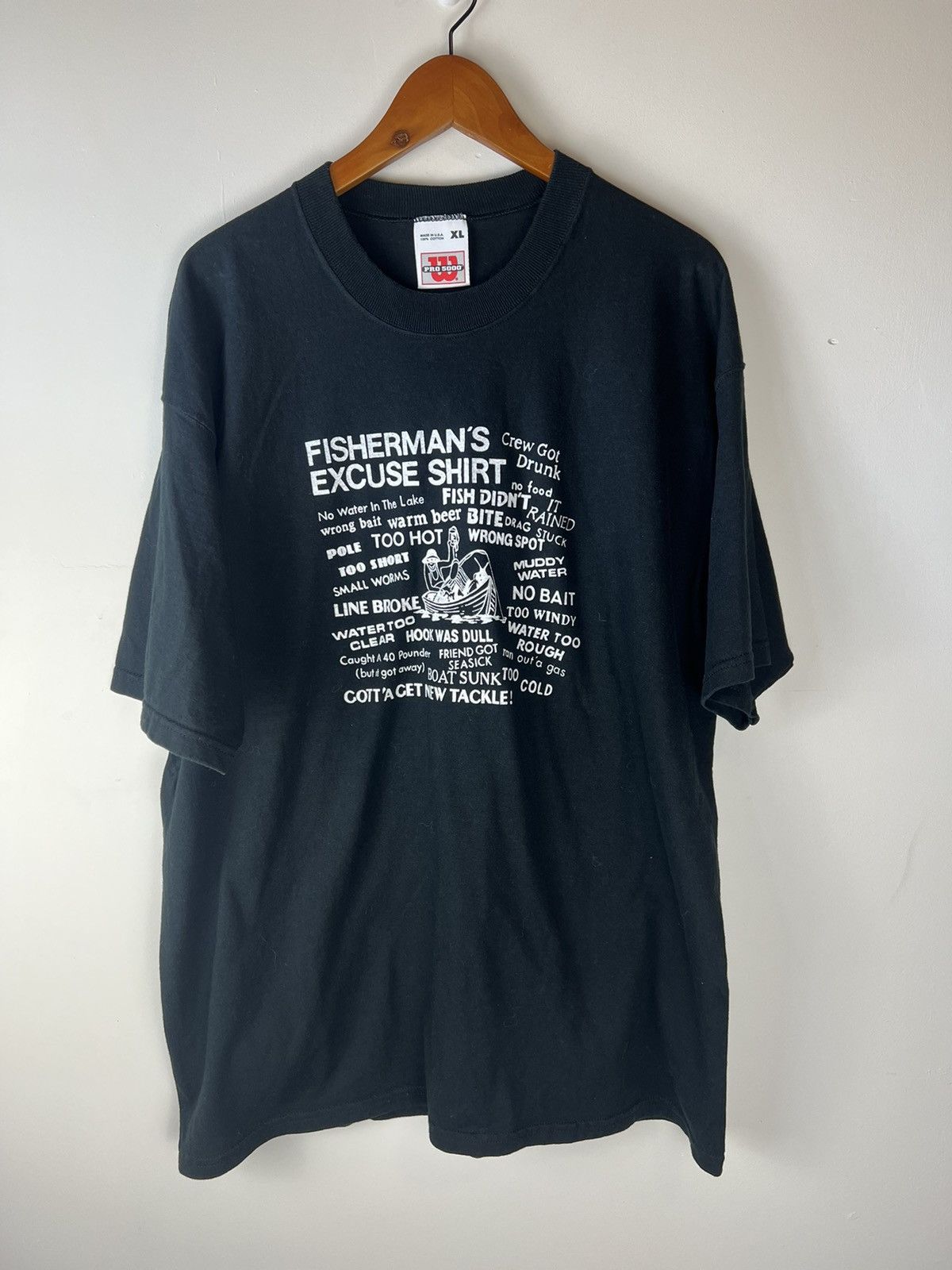 Vintage Vintage fisherman’s excuse tee Size US XL / EU 56 / 4 - 1 Thumbnail