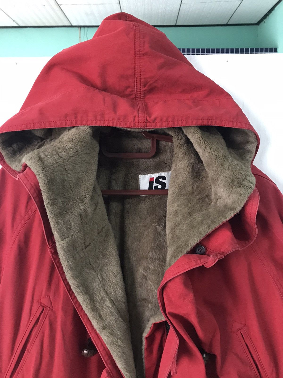 Issey Miyake Rare Vtg IS Issey Miyake Jacket Hooded Fleece Fur Like Inner Size US M / EU 48-50 / 2 - 7 Thumbnail