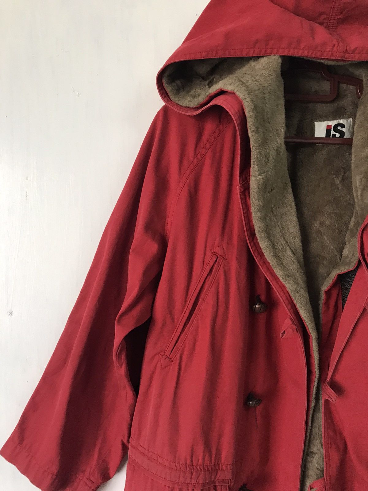 Issey Miyake Rare Vtg IS Issey Miyake Jacket Hooded Fleece Fur Like Inner Size US M / EU 48-50 / 2 - 6 Thumbnail