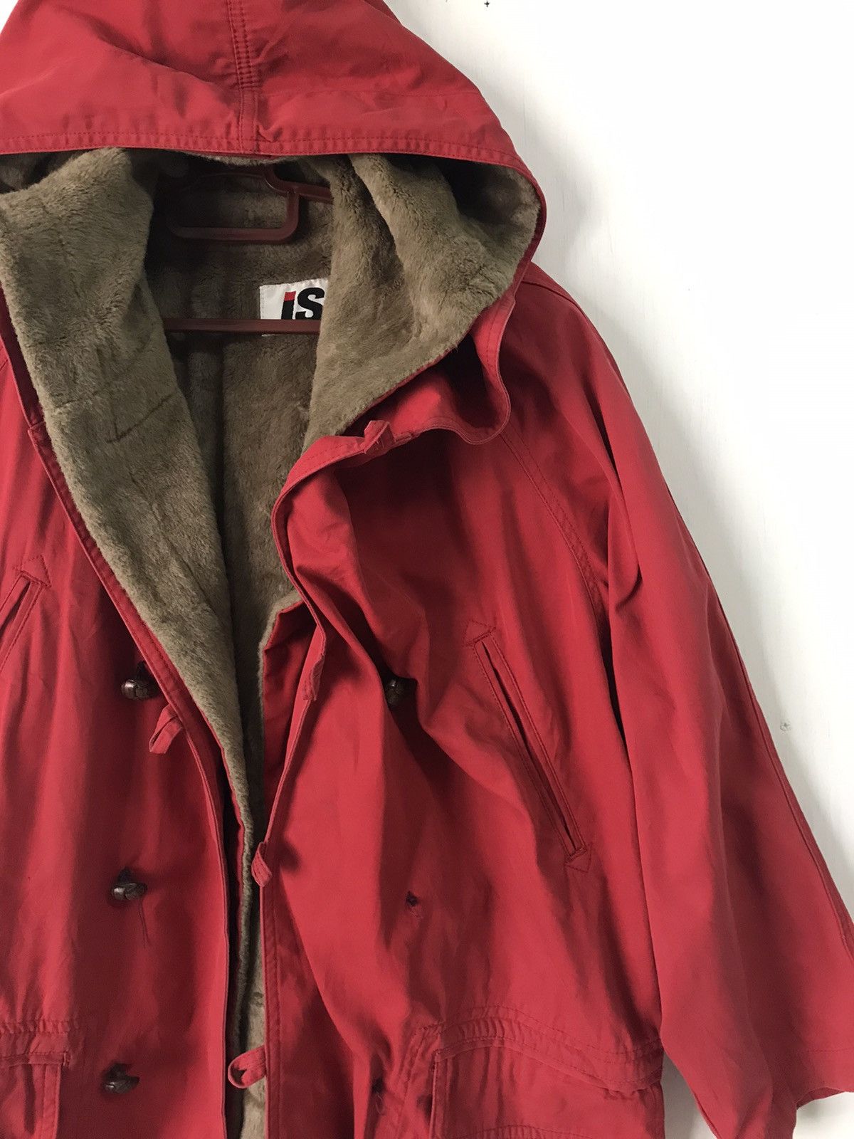 Issey Miyake Rare Vtg IS Issey Miyake Jacket Hooded Fleece Fur Like Inner Size US M / EU 48-50 / 2 - 5 Thumbnail