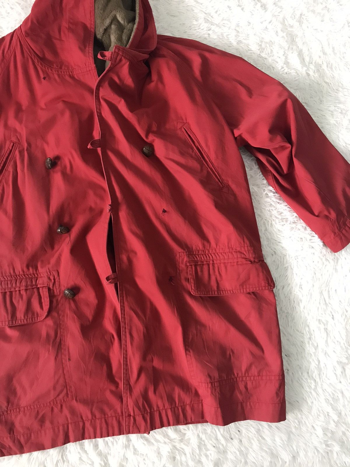 Issey Miyake Rare Vtg IS Issey Miyake Jacket Hooded Fleece Fur Like Inner Size US M / EU 48-50 / 2 - 15 Thumbnail