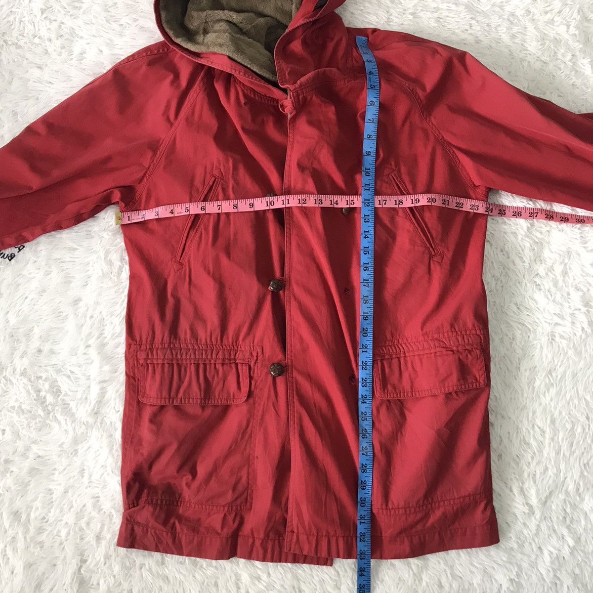 Issey Miyake Rare Vtg IS Issey Miyake Jacket Hooded Fleece Fur Like Inner Size US M / EU 48-50 / 2 - 24 Thumbnail