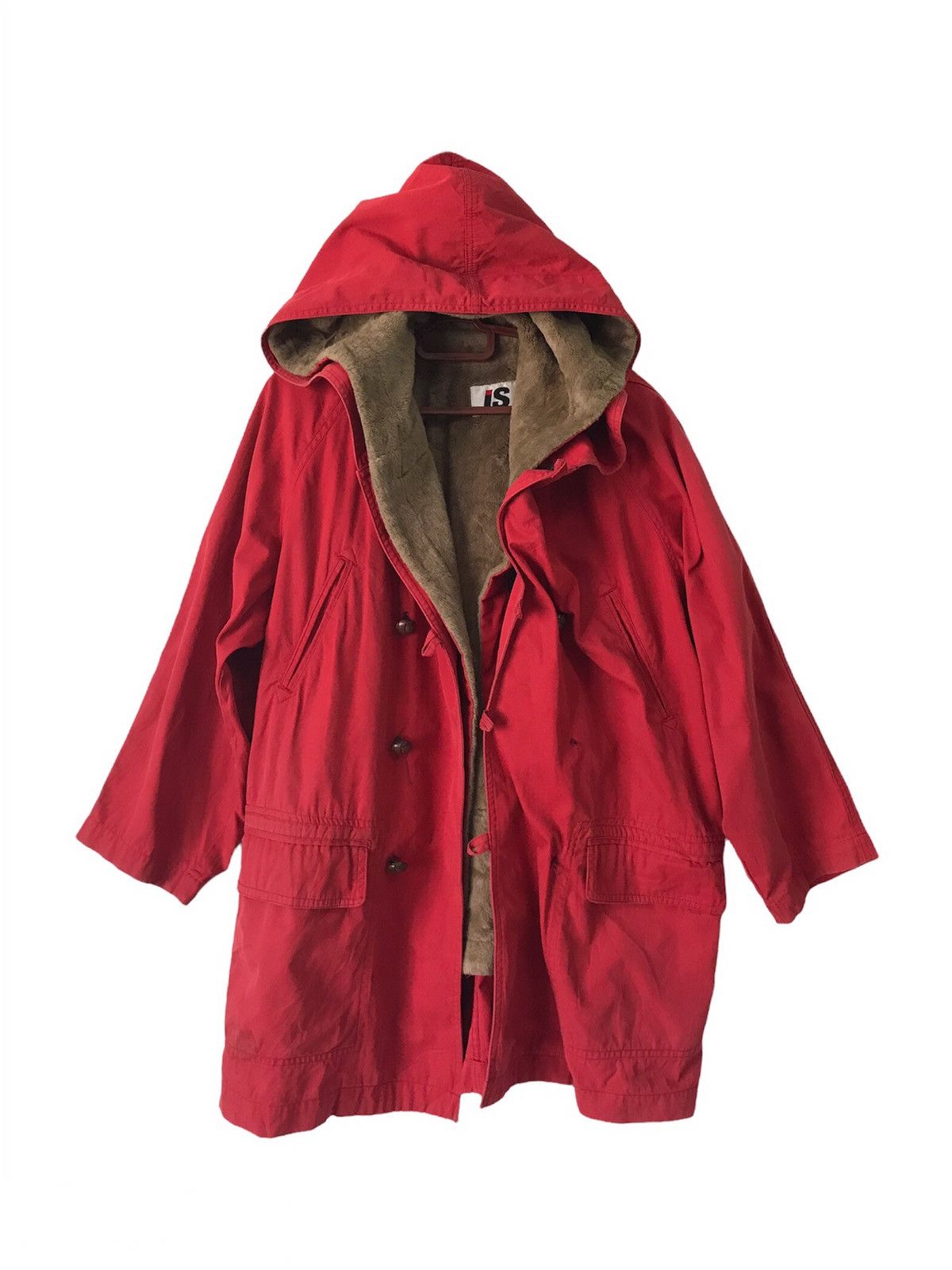 Issey Miyake Rare Vtg IS Issey Miyake Jacket Hooded Fleece Fur Like Inner Size US M / EU 48-50 / 2 - 1 Thumbnail