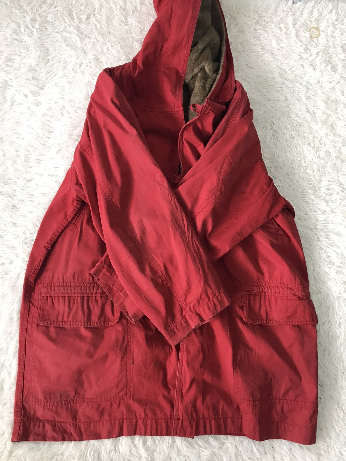 Issey Miyake Rare Vtg IS Issey Miyake Jacket Hooded Fleece Fur Like Inner Size US M / EU 48-50 / 2 - 16 Thumbnail
