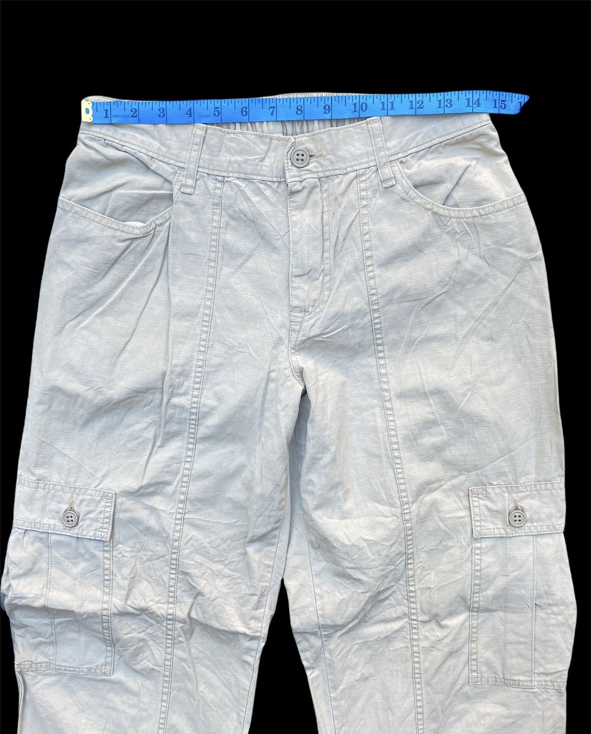 Hysteric Glamour × Japanese Brand HG Tactical Cargos Pocket Drawstring Leg Trousers Pants Size US 30 / EU 46 - 4 Thumbnail